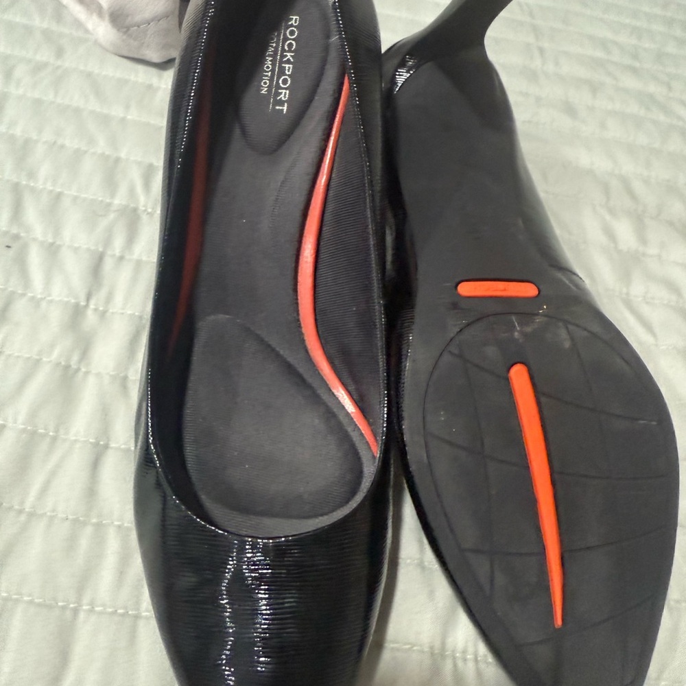 Rockport Black and Red Heels